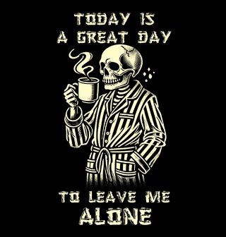 Obrázek 2 produktu Pánská mikina Kostlivec s Kávou