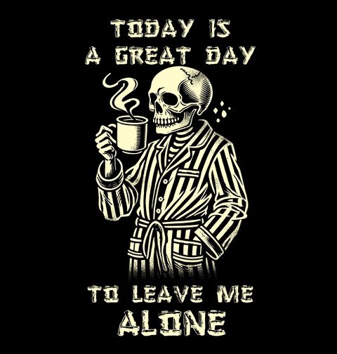 Obrázek produktu Dámské tričko Kostlivec s Kávou