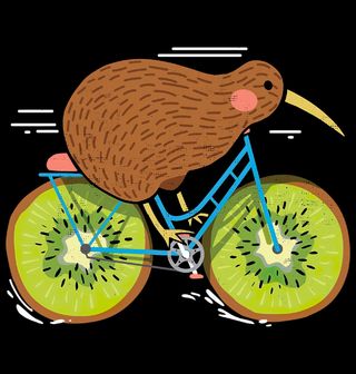 Obrázek 1 produktu Dámské tričko Kiwi na Kole