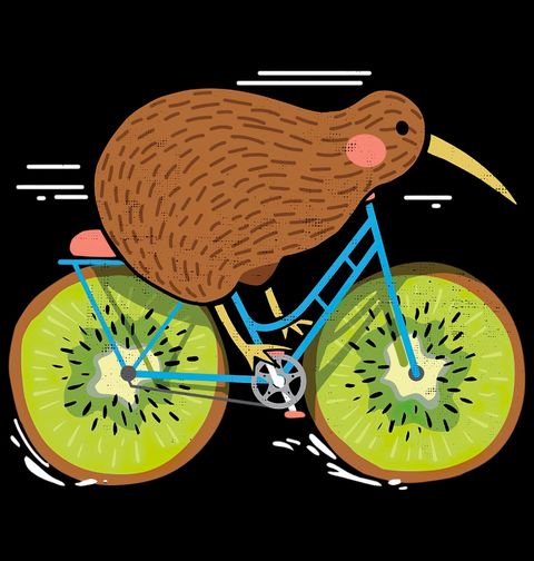 Obrázek produktu Dámské tričko Kiwi na Kole