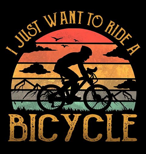 Obrázek produktu Pánské tričko Retro Chci jen Jezdit na Kole