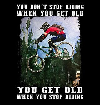 Obrázek 2 produktu Dětské tričko Nezastavíš, když Zestárneš