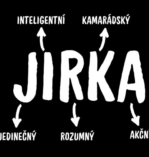 Obrázek produktu Pánské tričko Popis Jména Jirka