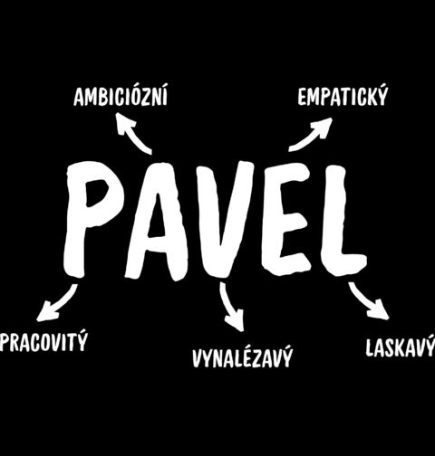 Obrázek produktu Pánské tričko Popis Jména Pavel