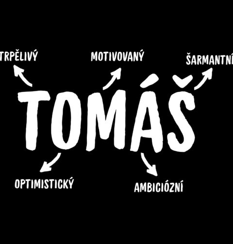 Obrázek produktu Pánské tričko Popis Jména Tomáš