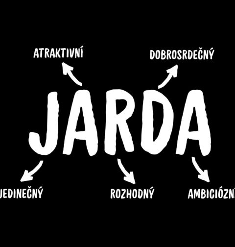 Obrázek produktu Pánské tričko Popis Jména Jarda