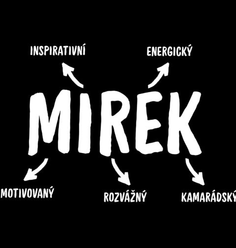 Obrázek produktu Pánské tričko Popis Jména Mirek