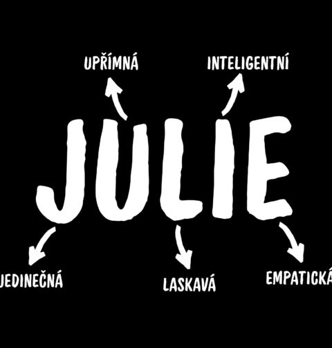 Obrázek produktu Dámské tričko Popis Jména Julie