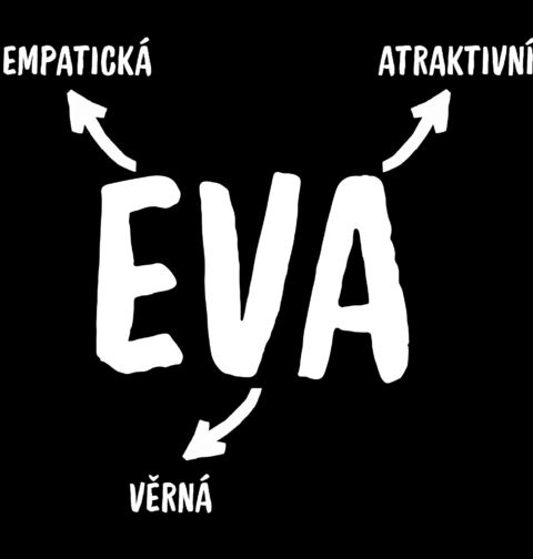 Obrázek produktu Dětské tričko Popis Jména Eva