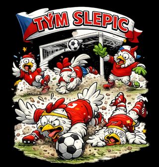 Obrázek 2 produktu Pánské tričko Český Fotbalový Tým Slepic