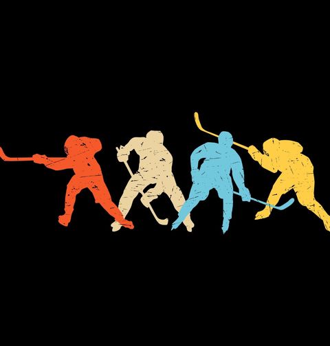 Obrázek produktu Pánská mikina Retro Hokejisté na Ledě