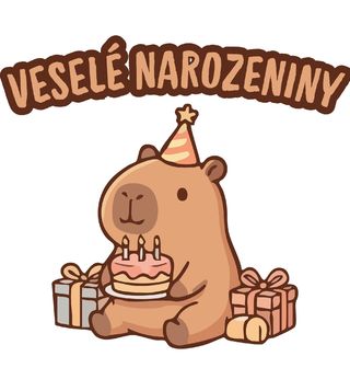 Obrázek 2 produktu Dámské tričko Oslavenec Kapybara Veselé Narozeniny