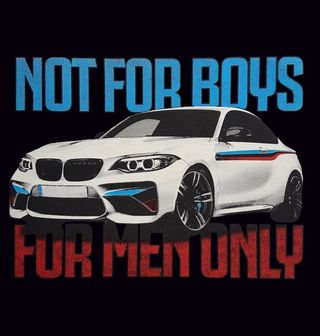 Obrázek 2 produktu Pánské tričko BMW Not For Boys For Men Only (Velikost: XL)