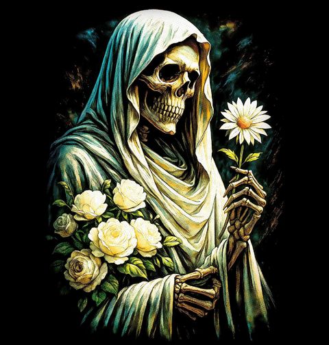 Obrázek produktu Pánská mikina Kostlivec v Zahradě Věčnosti