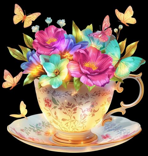 Obrázek produktu Pánské tričko Šálek Květinového Čaje