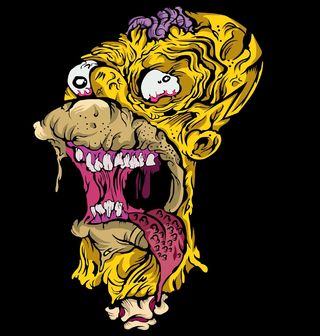 Obrázek 2 produktu Dámské tričko Zmutovaný Homer The Simpsons