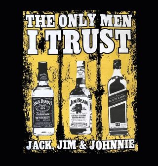 Obrázek 2 produktu Pánské tričko Jediní komu věřím: Jack, Jim and Johnie