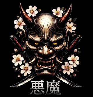 Obrázek 2 produktu Dámské tričko Samuraj Oni a Sakury Smrti