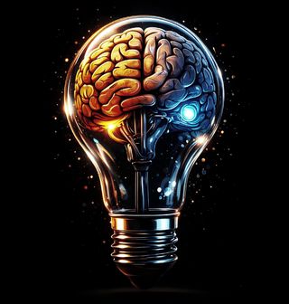 Obrázek 2 produktu Dětské tričko Mozek v Žárovce – Energie Myšlenky