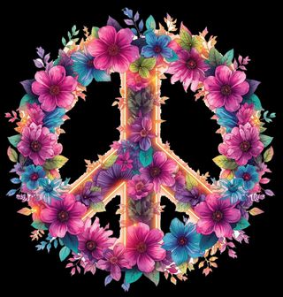 Obrázek 2 produktu Pánská mikina Symbol Míru z Květin