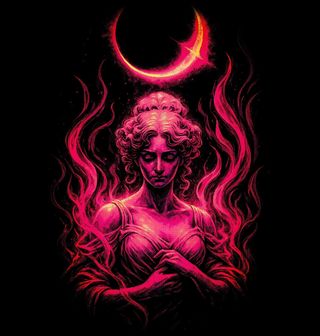 Obrázek 2 produktu Dětské tričko Ohnivá Bohyně pod Krvavým Měsícem