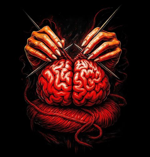 Obrázek produktu Pánské tričko Pletený Mozek