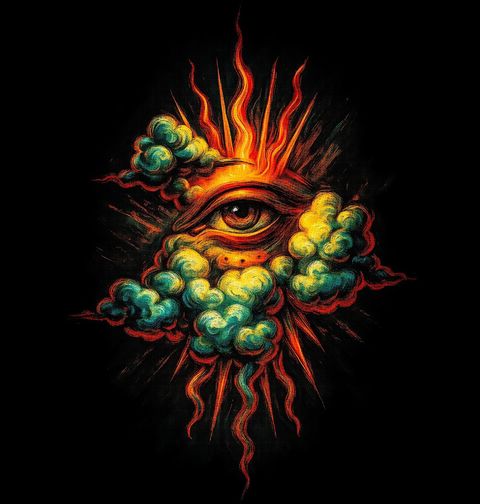 Obrázek produktu Dětské tričko Vševidoucí Oko mezi Mraky