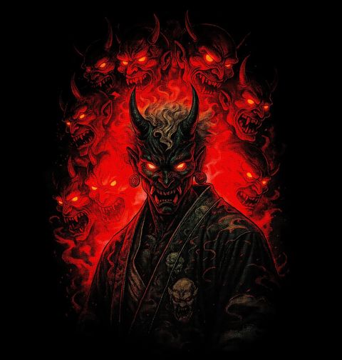 Obrázek produktu Pánské tričko Démon Oni z Hlubin Pekla