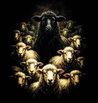 Obrázek 2 produktu Dětské tričko Černá Ovce ve Stádu