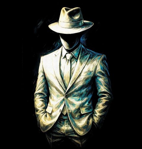 Obrázek produktu Dámské tričko Gentleman bez Tváře