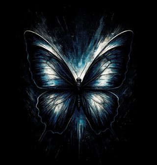 Obrázek 2 produktu Pánské tričko Temný Motýl Morpho