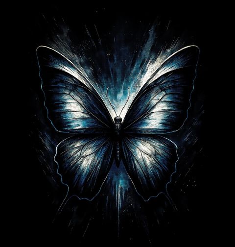 Obrázek produktu Dětské tričko Temný Motýl Morpho