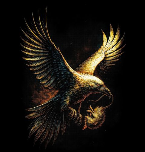 Obrázek produktu Dámské tričko Orel skalní s Kořistí