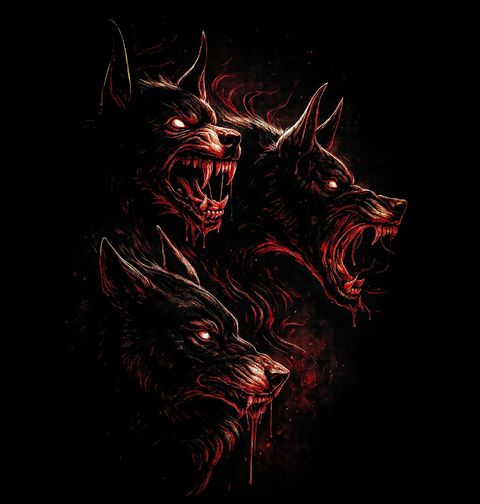 Obrázek produktu Dámské tričko Oddaný Pes Kerberos