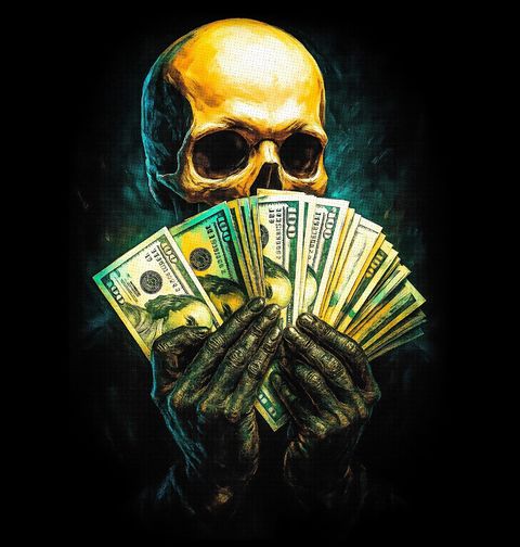 Obrázek produktu Pánská mikina Peníze si do hrobu nevezmeš