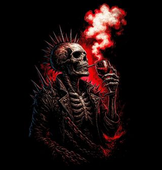 Obrázek 2 produktu Pánská mikina Kostlivec v Řetězech