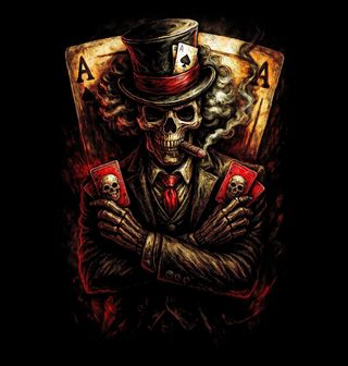 Obrázek 2 produktu Dámské tričko Král Hazardu Eso Smrti