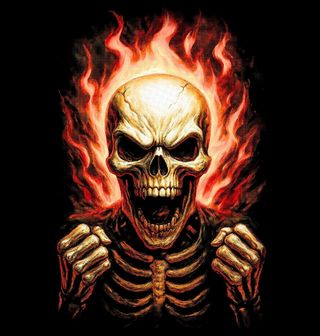 Obrázek 2 produktu Dámské tričko Pekelný Řev Kostlivce