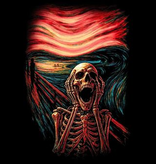 Obrázek 2 produktu Pánské tričko Kostlivcův Výkřik