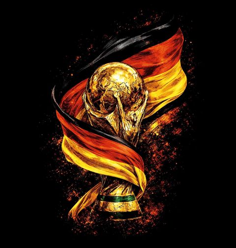 Obrázek produktu Dámské tričko Německá Trofej FIFA World Cup