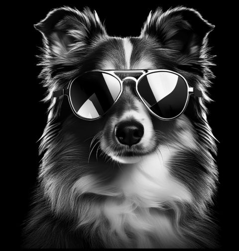 Obrázek produktu Pánská mikina Šeltie s Brýlemi