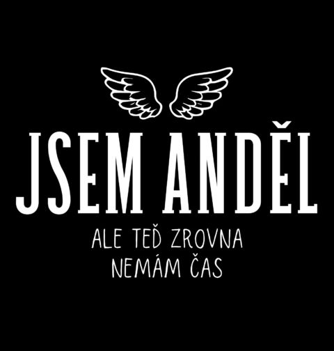 Obrázek produktu Pánské tričko Jsem Anděl ale Nemám Čas