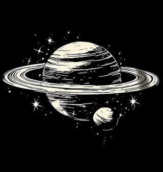 Obrázek 2 produktu Pánské tričko Saturn Vesmírná Nádhera