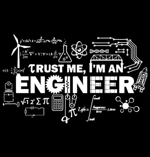 Obrázek produktu Pánské tričko Věř mi jsem Inženýr Trust Me I’m an Engineer
