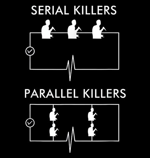 Obrázek produktu Dámské tričko Sérioví a Paralelní Vrazi