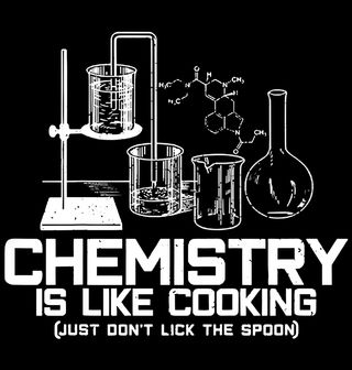 Obrázek 1 produktu Dětské tričko Chemie v Kuchyni - Neolizovat!