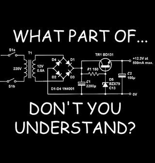 Obrázek 1 produktu Pánské tričko Elektronický Obvod Čemu na tom nerozumíš?