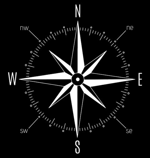 Obrázek produktu Pánské tričko Kompas na Cesty