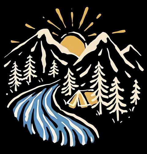 Obrázek produktu Dámské tričko Útěk do Hor Panorama