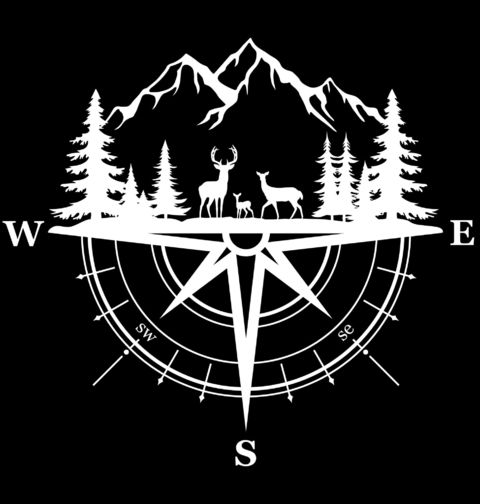 Obrázek produktu Pánská mikina Kompas Divoké Přírody s Horami